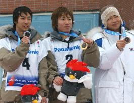 (2)Japan's Murakami wins men's halfpipe
